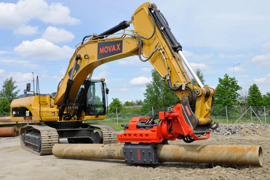 Vibrofonceur Movax, engin de chantier proposé par TractoRhin